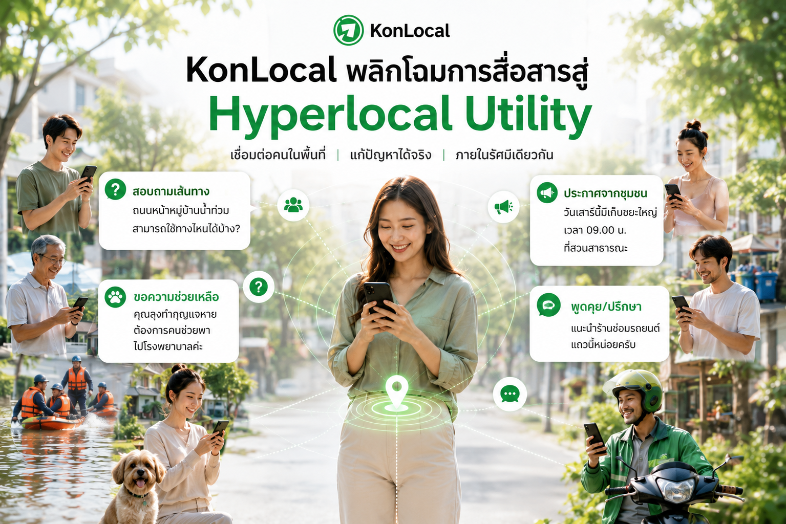 KonLocal พลิกโฉมการสื่อสารสู่ Hyperlocal Utility