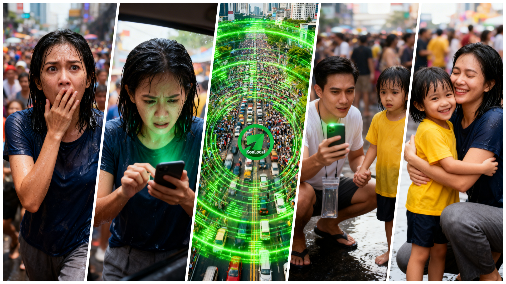 วิธีตามหาเด็กหลงท่ามกลางฝูงชนหรือในงานเทศกาลที่เร็วที่สุดด้วย KonLocal