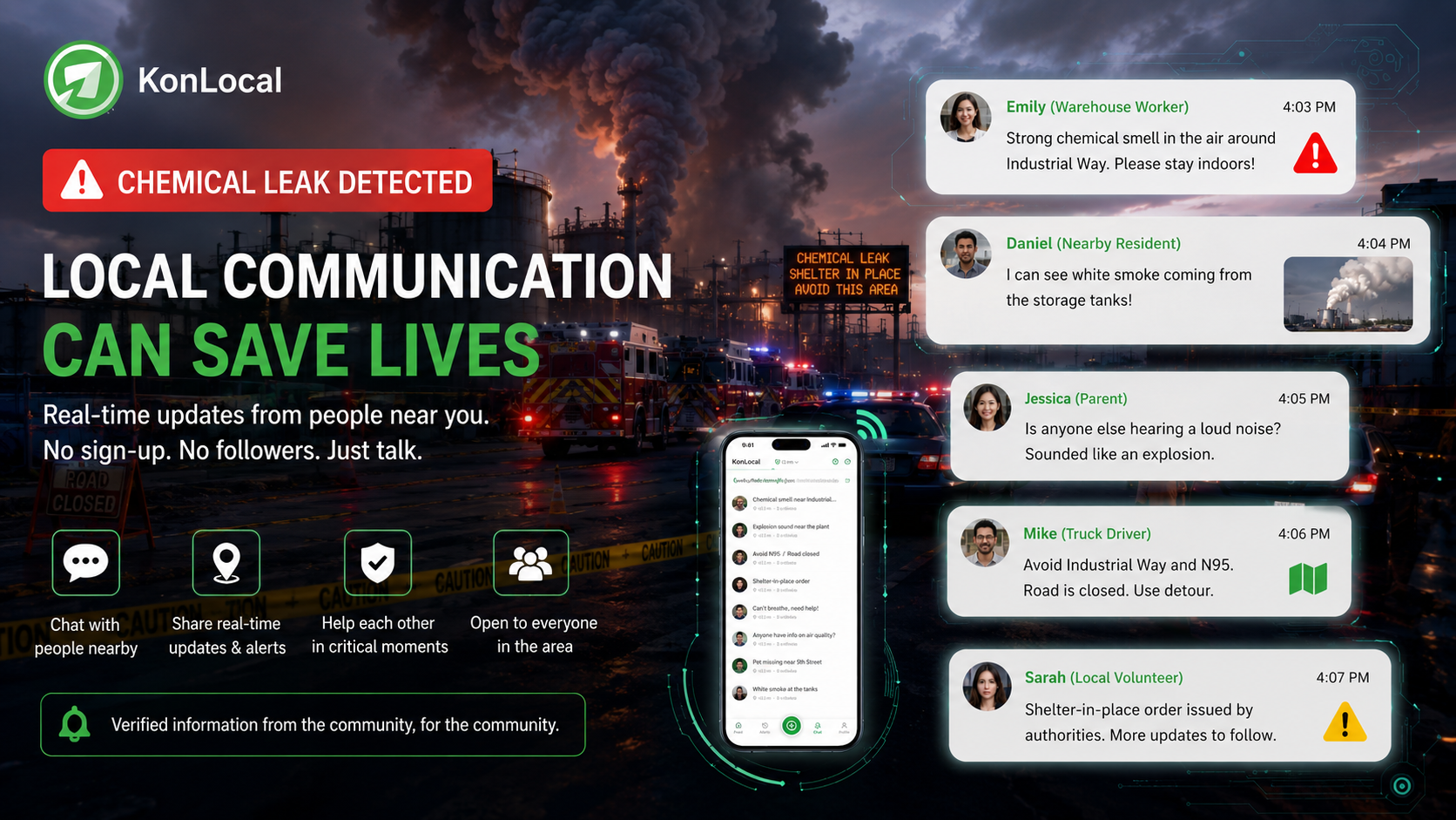 Surviving Chemical Leaks: The Power of Hyperlocal Comms